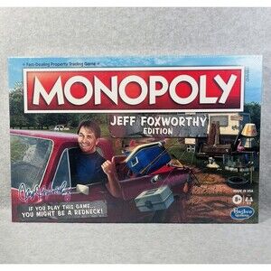 Monopoly Jeff Foxworthy Edition Board Game Redneck Brand‎ New Factory Sealed